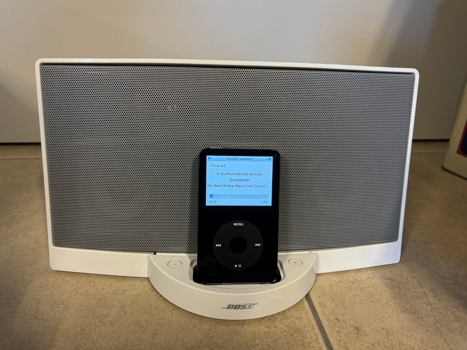 Ipod 30gig met bose sounddoc, Ophalen of Verzenden, Zo goed als nieuw