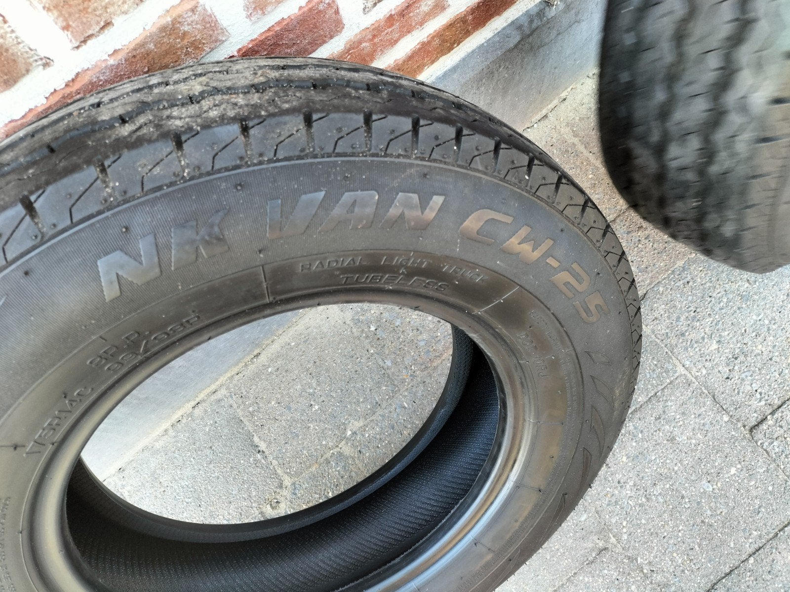 Twee banden voor caravan of aanhangwagen, Auto-onderdelen, Banden en Velgen, 14 inch, Gebruikt, 175 mm, Band(en)