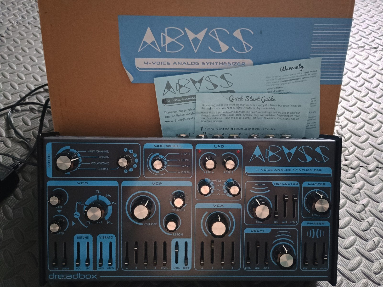 Dreadbox abyss, Enlèvement ou Envoi