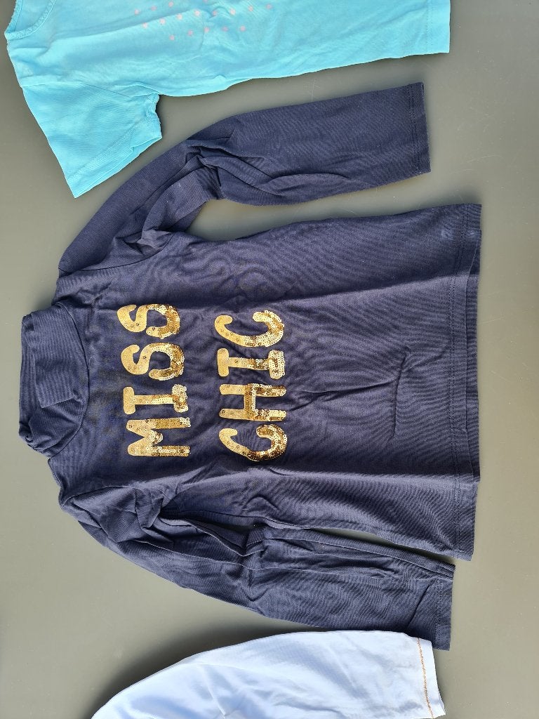blauwe souspull Miss Chic 98, Kinderen en Baby's, Kinderkleding | Maat 98, Ophalen, Zo goed als nieuw