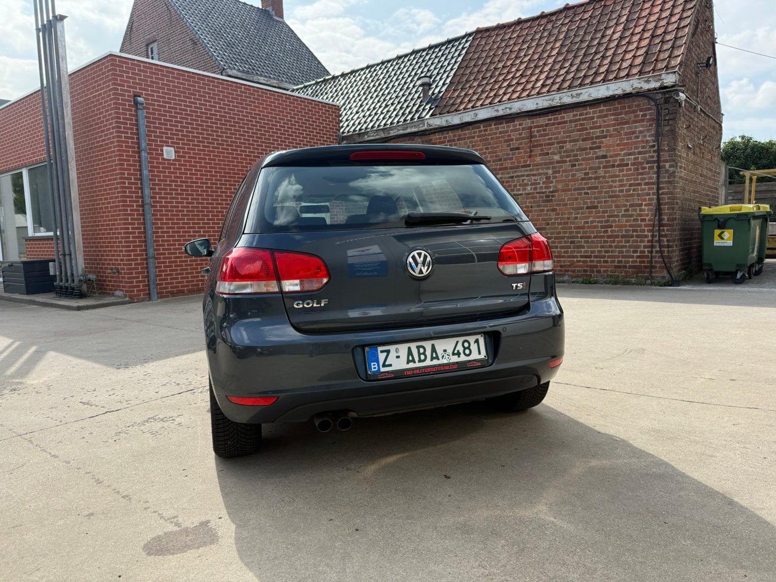 VW Golf VI 1.4 TSI Comfortline | PDC | Airco | 1j Garantie, Auto's, Stof, Zwart, 4 cilinders, Blauw