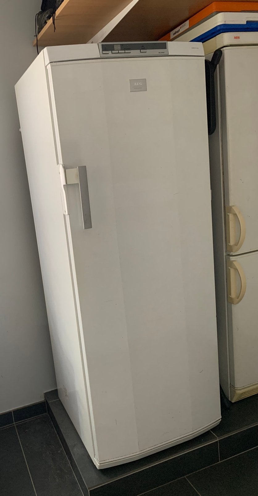AEG vriezer/koelkast, Electroménager, Congélateurs, Congélateur, Utilisé, 60 à 90 cm, Autoportant