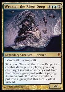 Wrexial, the Risen Deep - WWK - MTG - EX OF NM, Hobby en Vrije tijd, Verzamelkaartspellen | Magic the Gathering, Ophalen of Verzenden