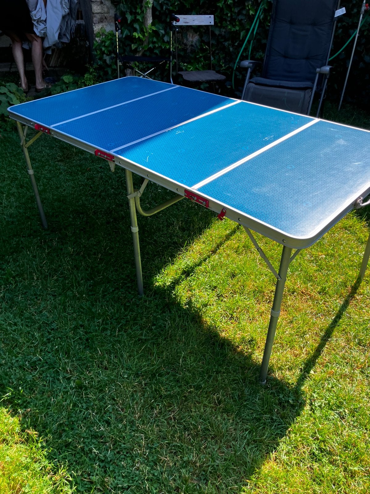 Kampeertafel Quechua, Caravans en Kamperen, Kampeermeubelen, Ophalen, Gebruikt