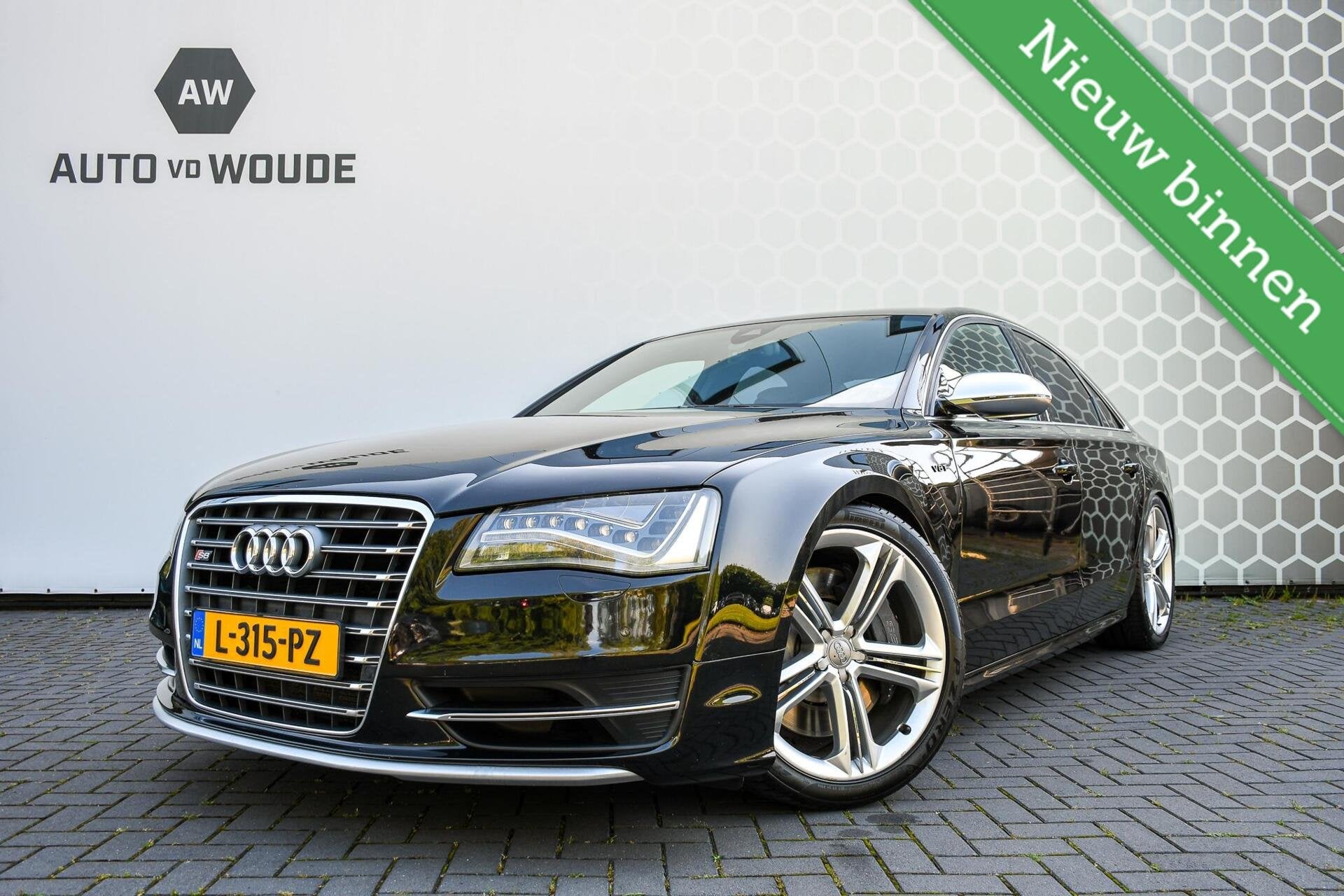 Audi S8 4.0 TFSI S8 quattro Pro Line+ Nieuwe Motor 61000km, Auto's, Audi, Gebruikt, Zwart, Leder, Bedrijf