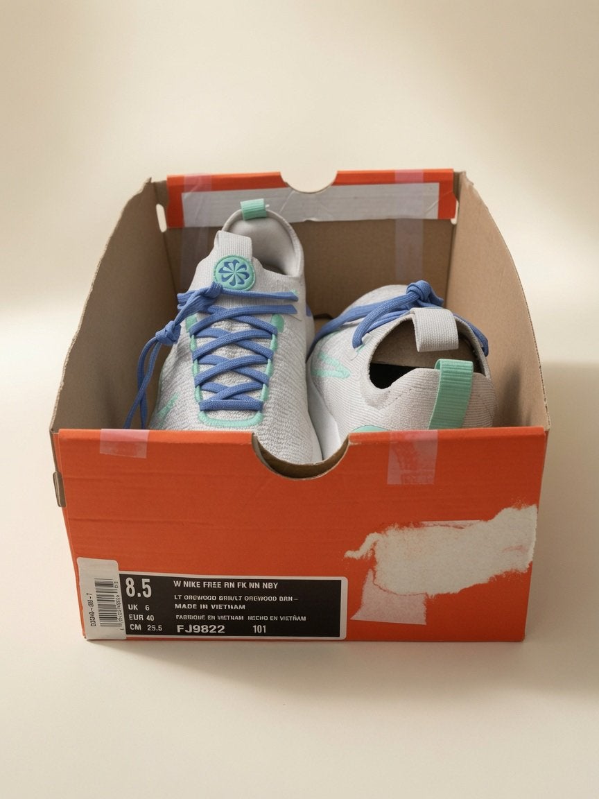 Nike Free RN Flyknit maat 40 crème dames sneakers, Nike, Overige typen, Nieuw, Ophalen of Verzenden