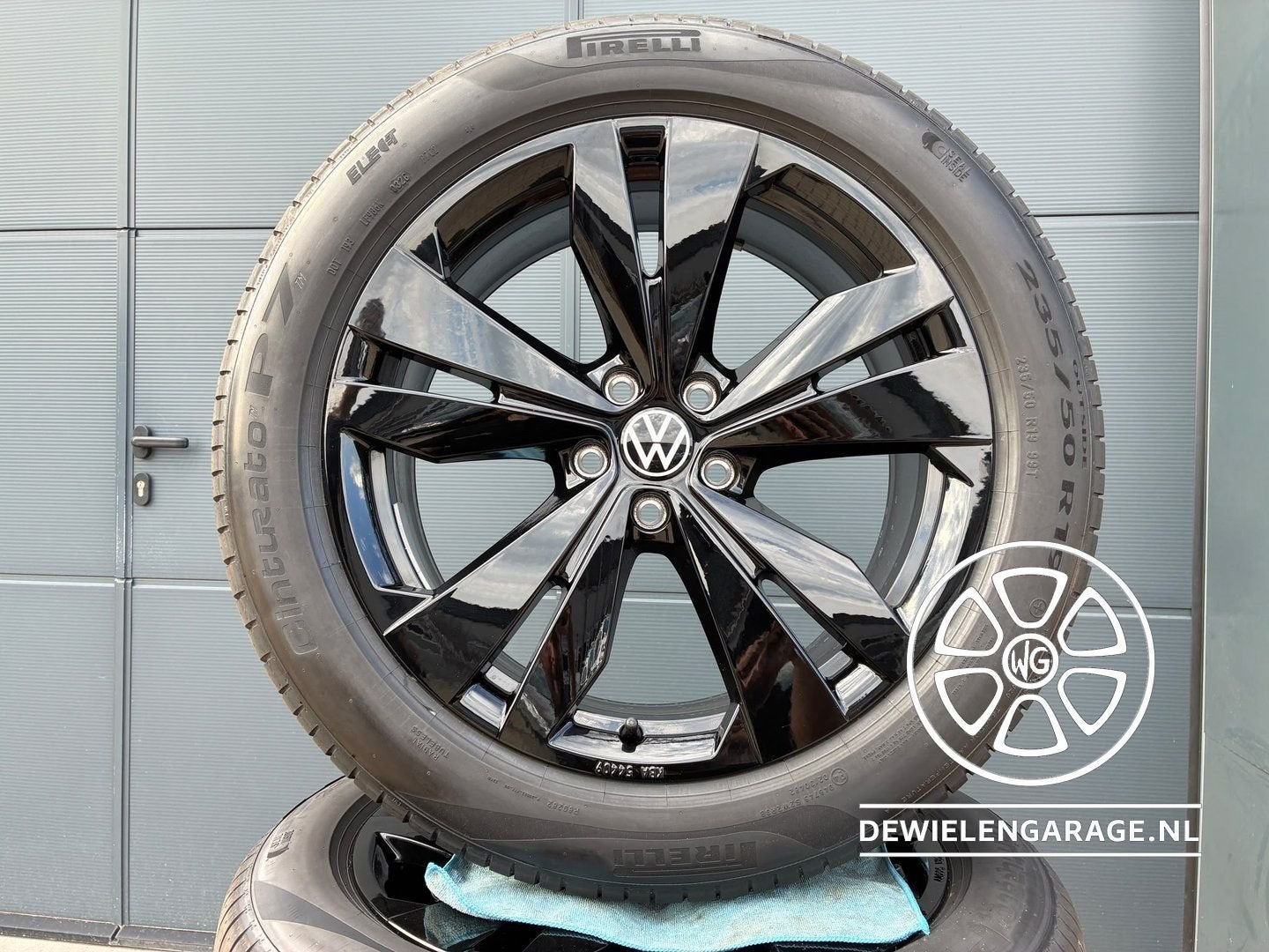 19 inch VW ID.7 Velgen BLACK EDITION Origineel NIEUW DEMO Be, Auto-onderdelen, 19 inch, -, -, Banden en Velgen