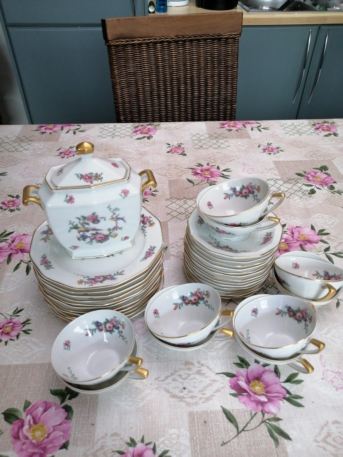 koffie service, Ophalen