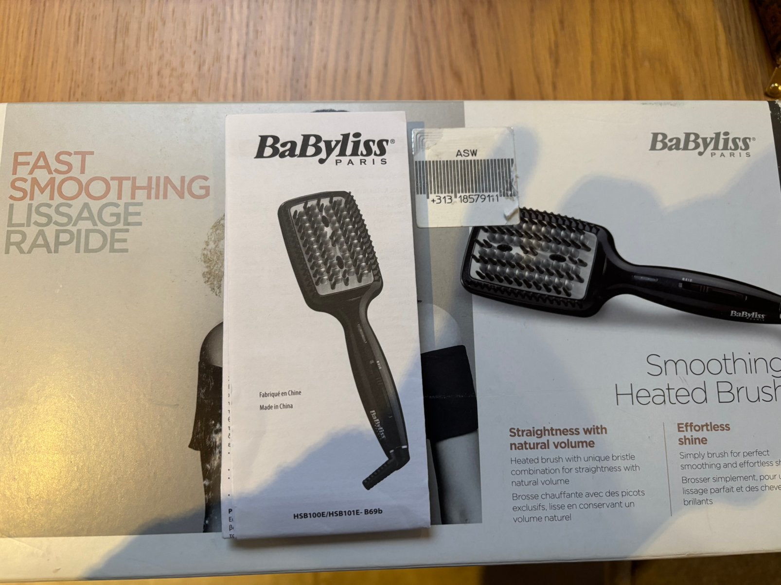 Brosse chauffante lissante Babyliss, Enlèvement ou Envoi, Neuf