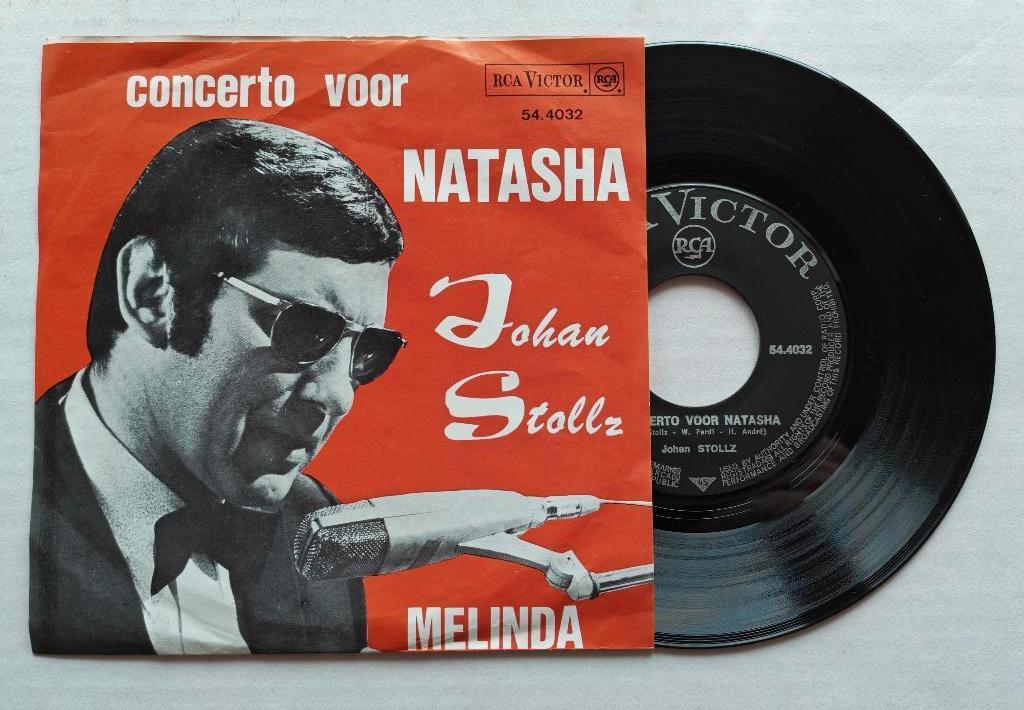 JOHAN STOLLZ - Concerto voor Natasha (45t), Cd's en Dvd's, Ophalen of Verzenden, Zo goed als nieuw, Nederlandstalig