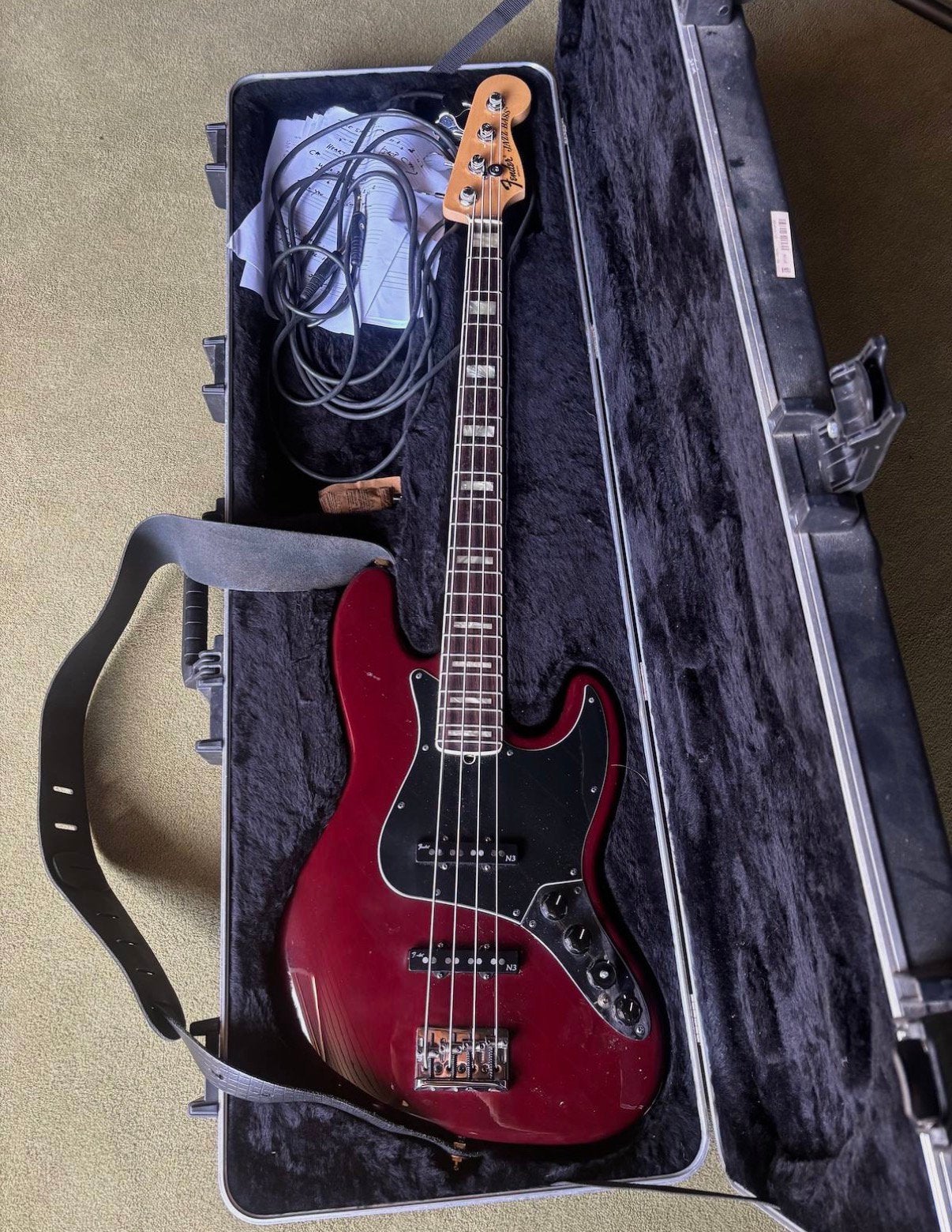 Fender American, Deluxe Jazz Bass van 2011., Musique & Instruments, Instruments à corde | Guitares | Basses, Enlèvement, Comme neuf