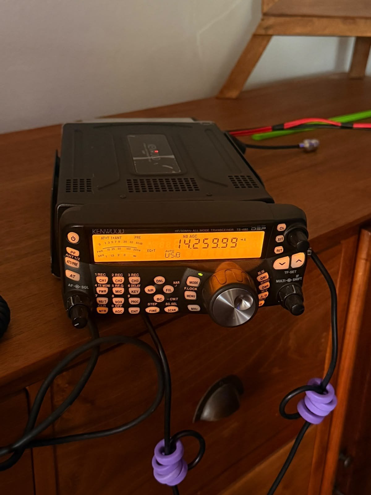 Kenwood TS 480 sat, Telecommunicatie, Ophalen, Zo goed als nieuw, Zender