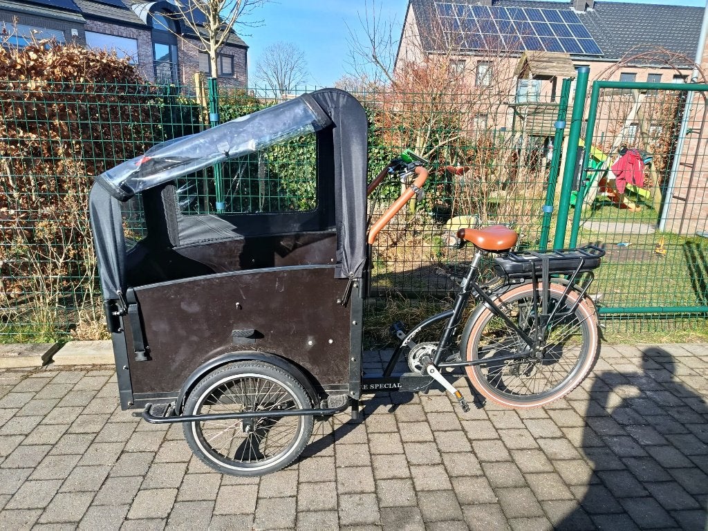 Vogue Troy bakfiets, 4 kinderen of meer, Gebruikt, Elektrisch, Trommelrem