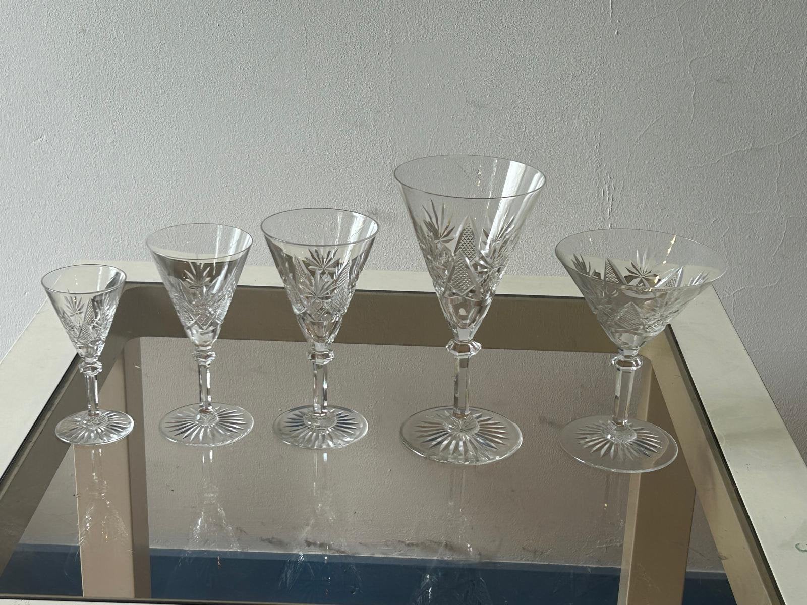 Val Saint Lambert kristallen glasservies – 60 glazen, Ophalen
