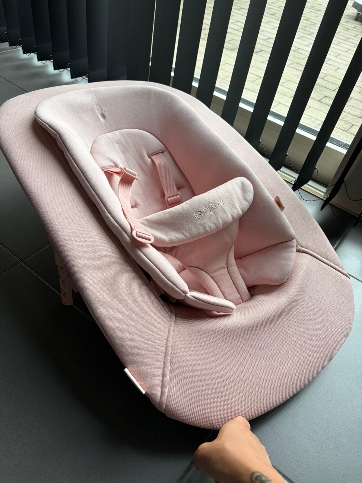 Cybex Lemo Bouncer Pearl Pink, Ophalen, Zo goed als nieuw, Roze