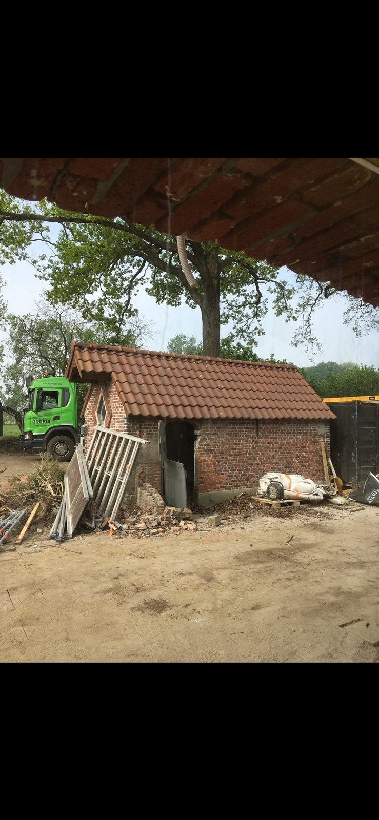 TTR Beacour compleet pannendakje, Doe-het-zelf en Bouw, Dakpannen en Dakbedekking, Ophalen, Gebruikt, 15 m² of meer, Dakpannen