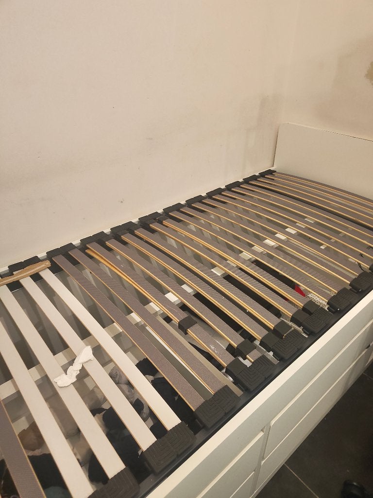 bed ikea met lattenbodem, Ophalen, Gebruikt, 90 cm, Eenpersoons
