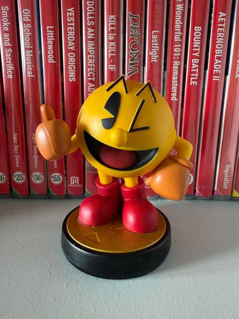 Amiibo Pacman N.35 (Super Smash Bros), Games en Spelcomputers, Ophalen of Verzenden, Zo goed als nieuw