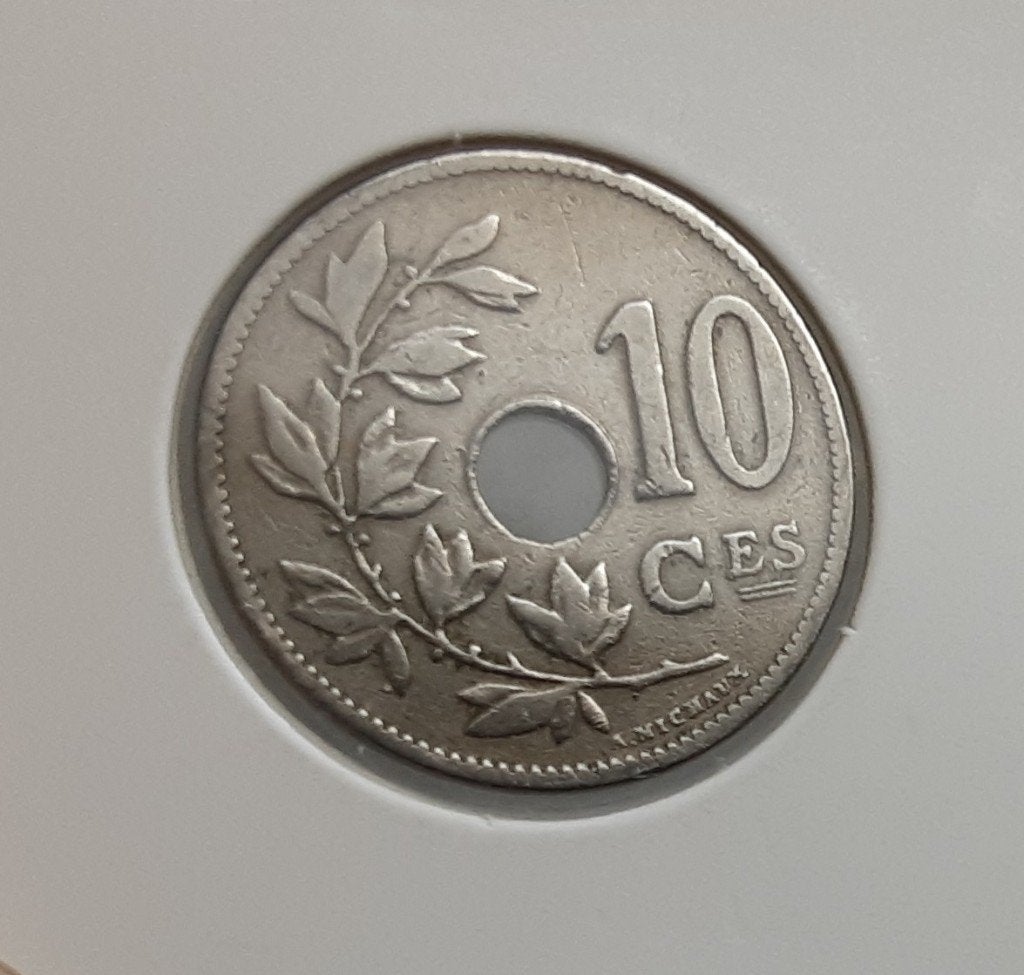 Belgique - 10 cents — 1906 Fr. (Réf 111)., Enlèvement ou Envoi, Métal, Monnaie en vrac