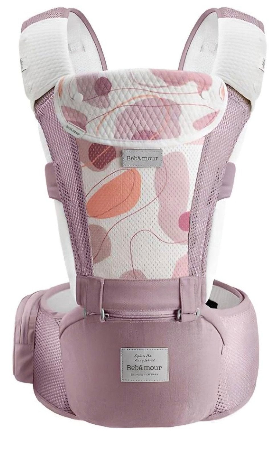 Porte-bébé ergonomique Bebamour avec siège pour hanches, cot, Enlèvement, Utilisé
