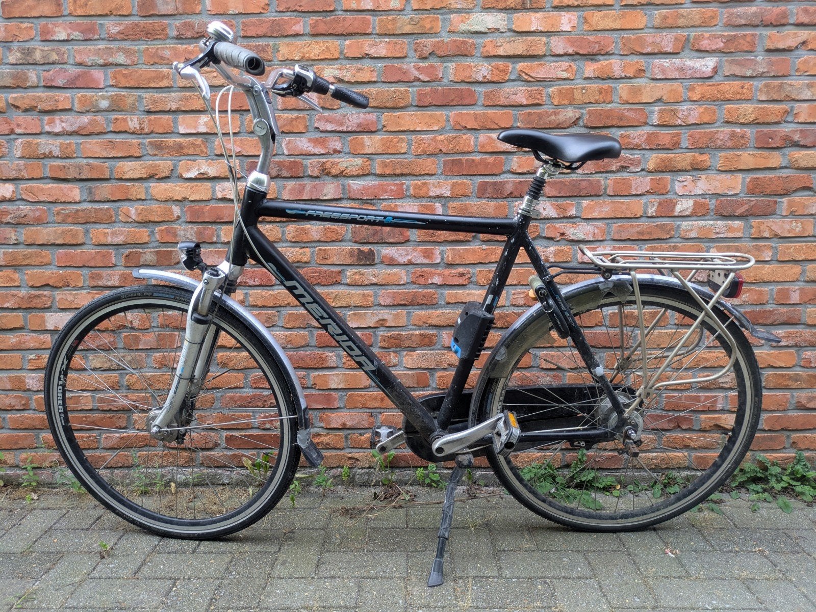 herenfiets Merida freesport 8, Fietsen en Brommers, Minder dan 10 versnellingen, Gebruikt, Vering, Trommelrem