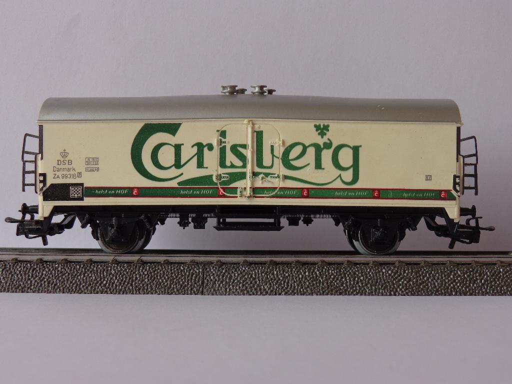 Marklin ho DSB 4636 Wagon publicitaire CARLSBERG., Enlèvement ou Envoi, Utilisé, Wagon, Märklin