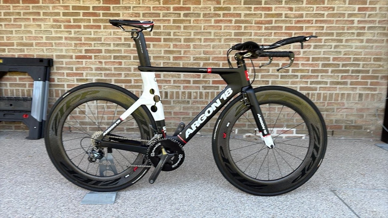 Argon 18  E-116 Tijdrit/Triatlon fiets. Maat M, Fietsen en Brommers, Ophalen, 28 inch, Carbon, Velgrem