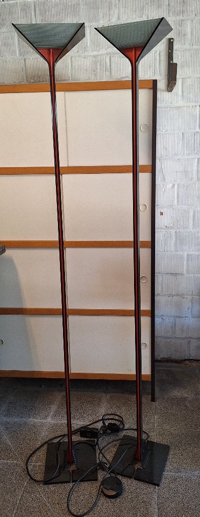 Rare Lampadaires Papillona Flos, Afra & Tobia Scarpa 1975, Enlèvement, Comme neuf, Verre, Design italien vintage 70/80 Memphis Artemide loft moderniste