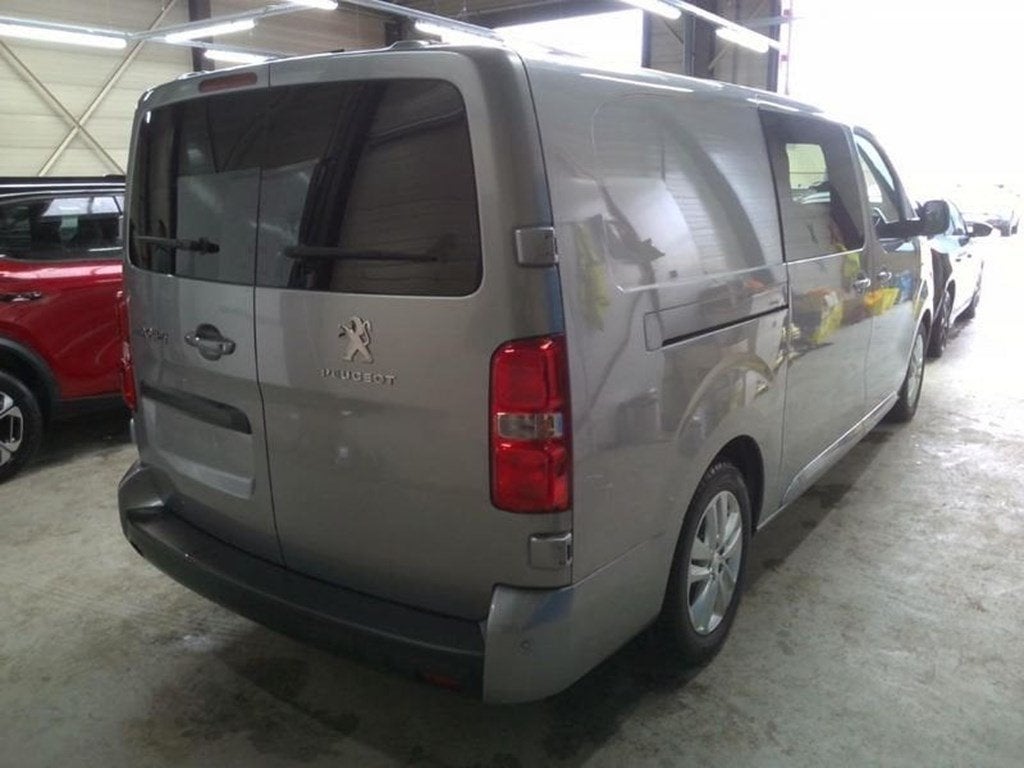 Peugeot e-Expert GBDC 75kWh L3 + Navi + Camera + Houten afw, Auto's, Monovolume, 136 pk, Expert Combi, Zilver of Grijs