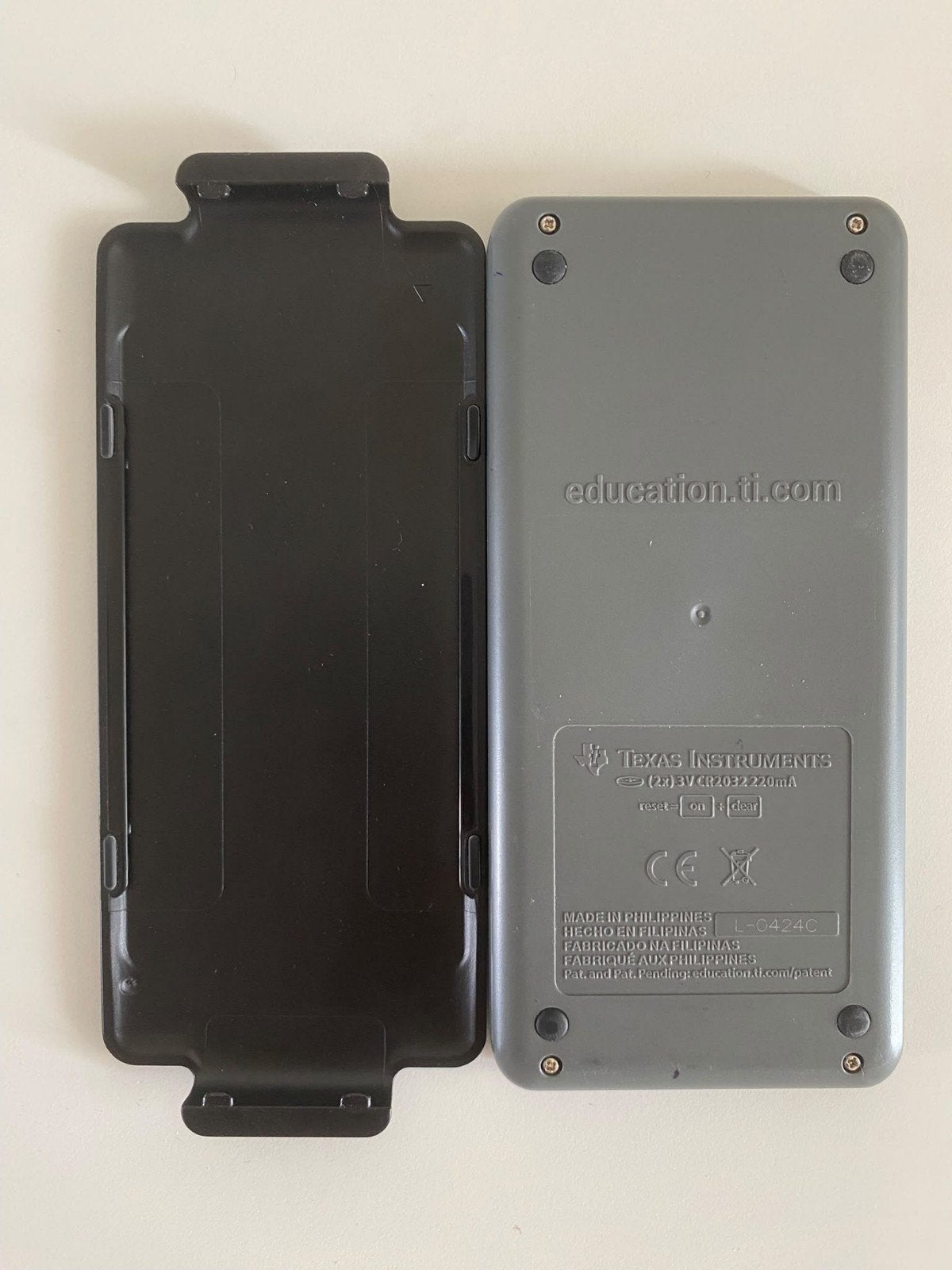 Texas Instruments TI-30X Pro MathPrint, Enlèvement