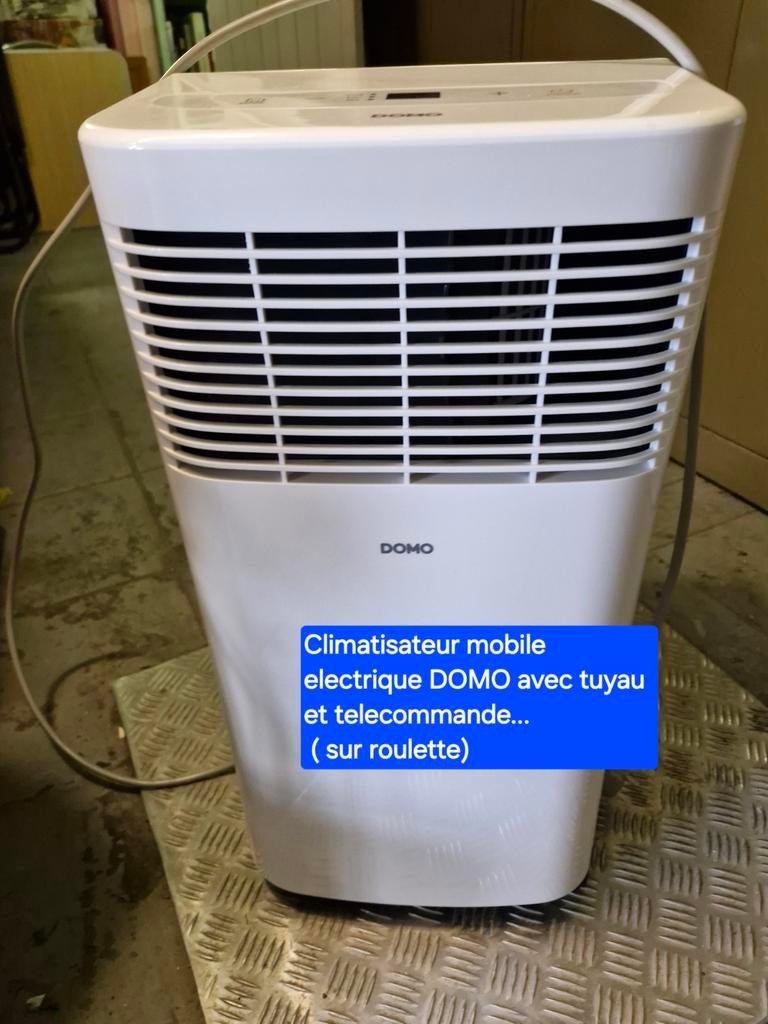 Climatisation mobile sur roulette Domo avec telecomande, Electroménager, Climatiseurs, Enlèvement