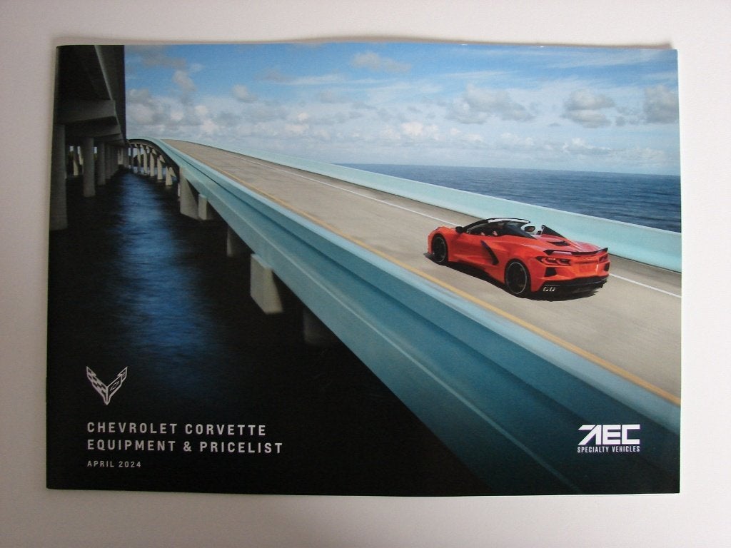 Brochure de la Chevrolet Corvette, Livres, Enlèvement ou Envoi, Neuf, Chevrolet