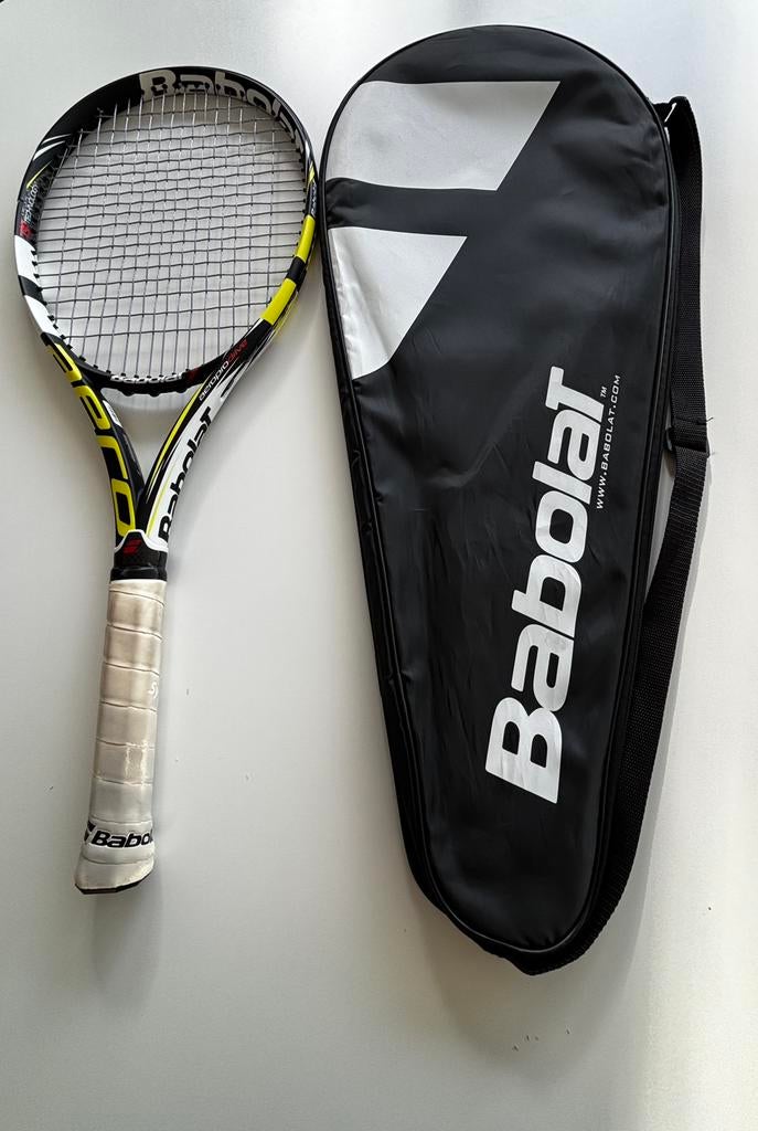 Babolat AeroproDrive gripmaat L2, Sports & Fitness, Tennis, Comme neuf, Raquette, Babolat, L2, Enlèvement