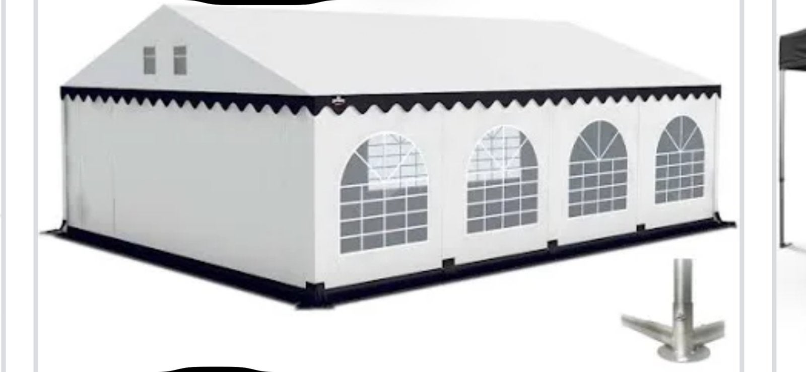 Partytent 4x8, Enlèvement, Comme neuf, Tente de réception