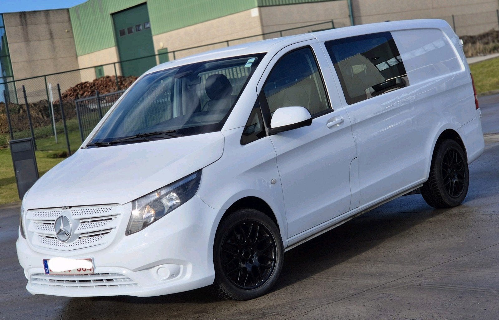 Mercedes vito doub cabine 5pls an2017.235mkm 13999€, Autos, Camionnettes & Utilitaires, Particulier, Caméra de recul, Bluetooth
