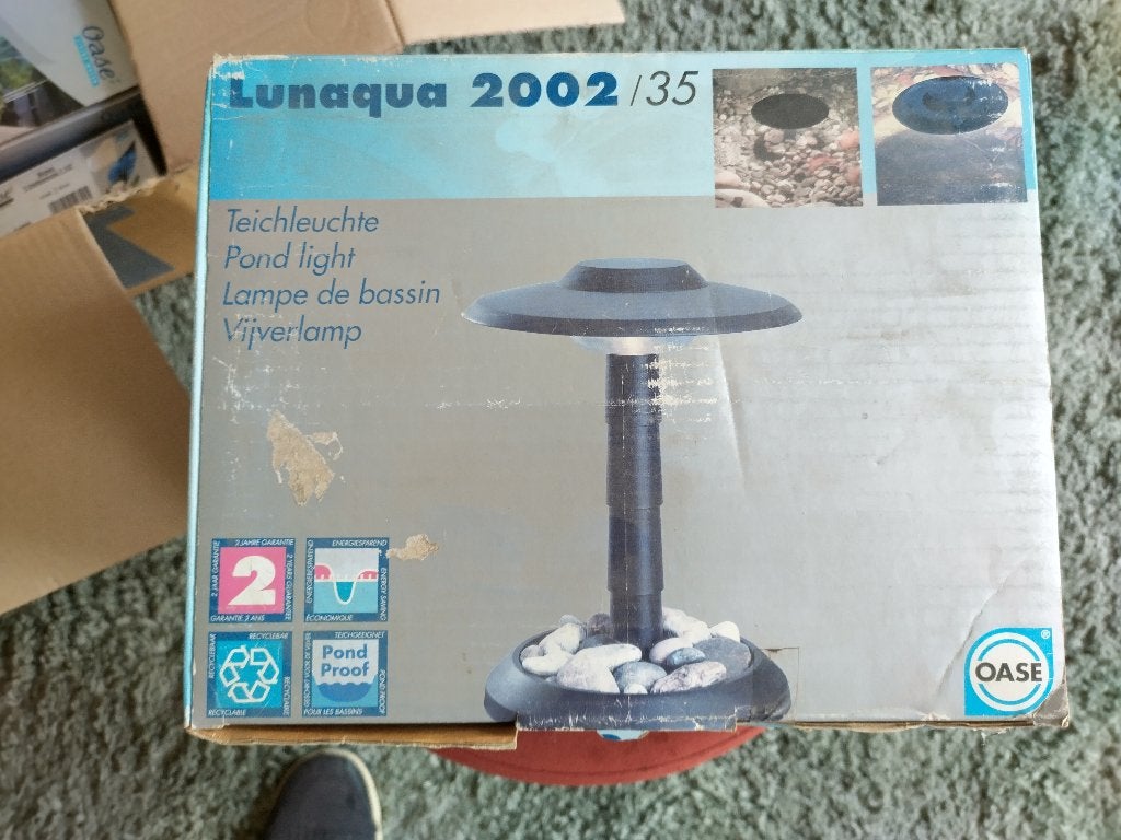 Oase lunaqua 2002/35 vijverlamp nieuw in doos vijverlamp, Tuin en Terras, Vijver-toebehoren, Ophalen of Verzenden, Nieuw, Vijververlichting