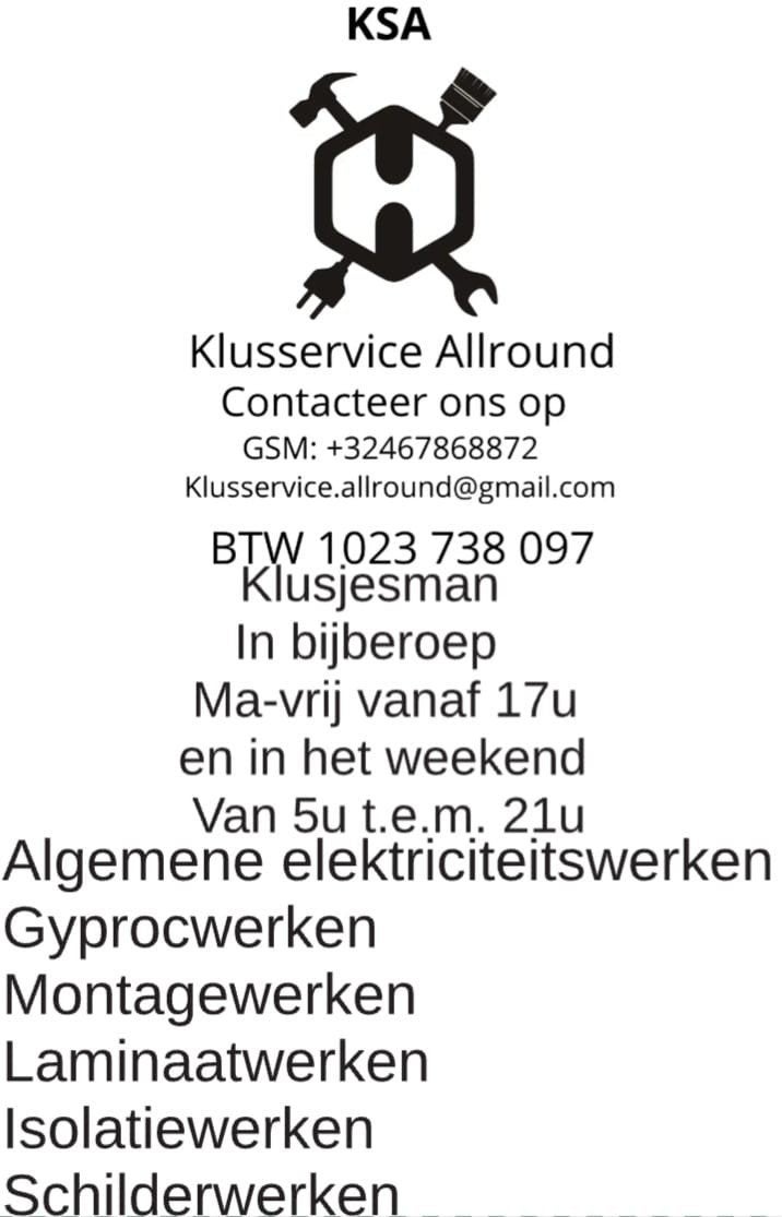 Klusjesman Antwerpen, Ophalen