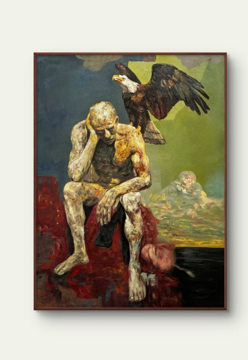 modern schilderij, Antiek en Kunst, Ophalen of Verzenden, Gesigneerd