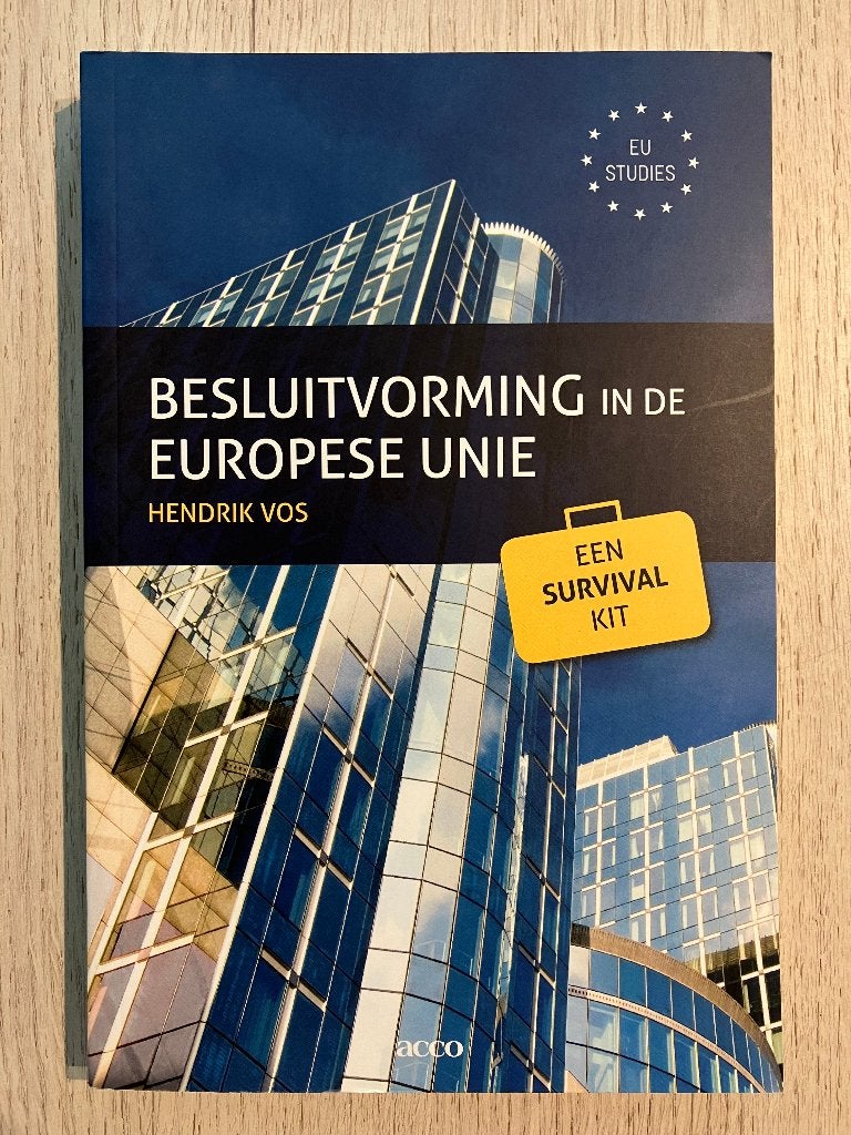 NOUVEAU : Manuel : Décisions dans l'Union Européenne, Enlèvement ou Envoi, Neuf, Enseignement supérieur, Professor Hendrik Vos