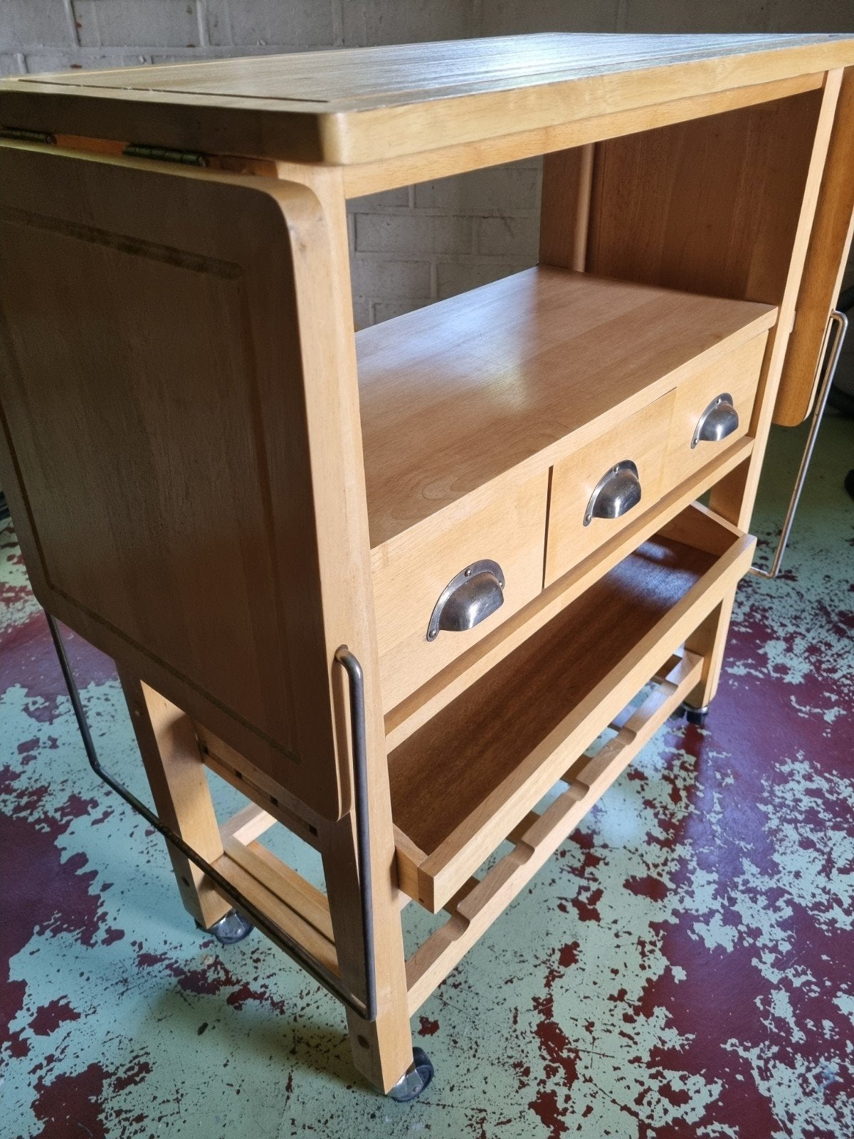 Keuken kast-zwaar, Ophalen