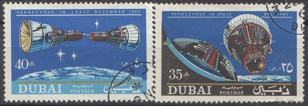 Dubai - Ruimteontmoeting Gemini 6 en Gemini 7 - 1965, Envoi, Affranchi