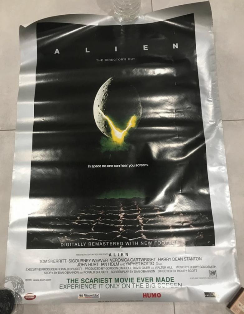 Alien poster, Verzamelen, Ophalen of Verzenden, Zo goed als nieuw