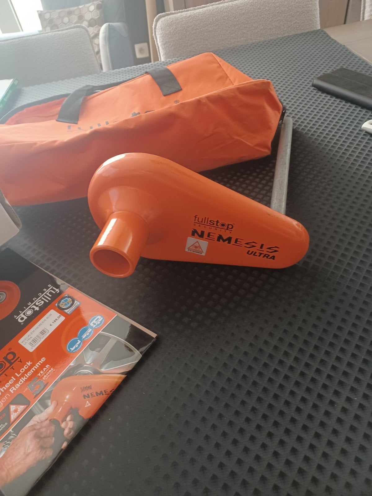 Fullstop Security Nemesis Ultra wielklem, Auto diversen, Ophalen of Verzenden, Zo goed als nieuw