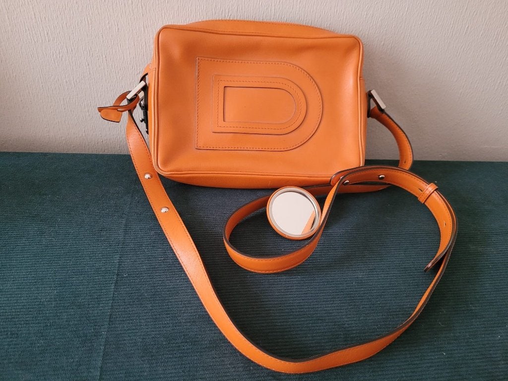 Sac à main Delvaux orange, Enlèvement ou Envoi, Neuf, Orange, Sac à main