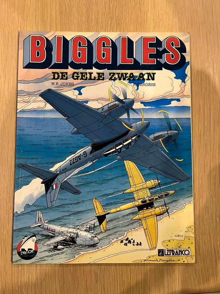 Biggles - 2 - De gele zwaan, Eén stripboek, Ophalen of Verzenden