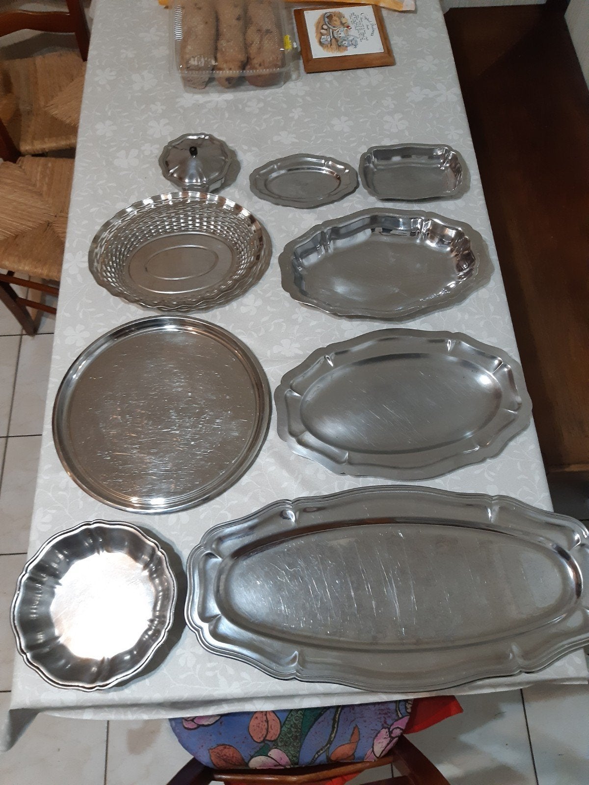 Lot plat inox, Maison & Meubles, Accessoires pour la Maison | Sous-verres & Sous-plats