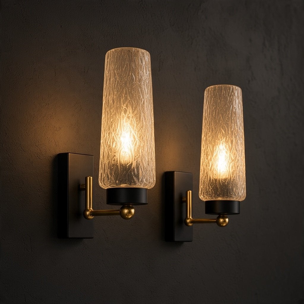 Lot de 2 lampes suspendues vintage / appliques murales, Enlèvement ou Envoi, Comme neuf