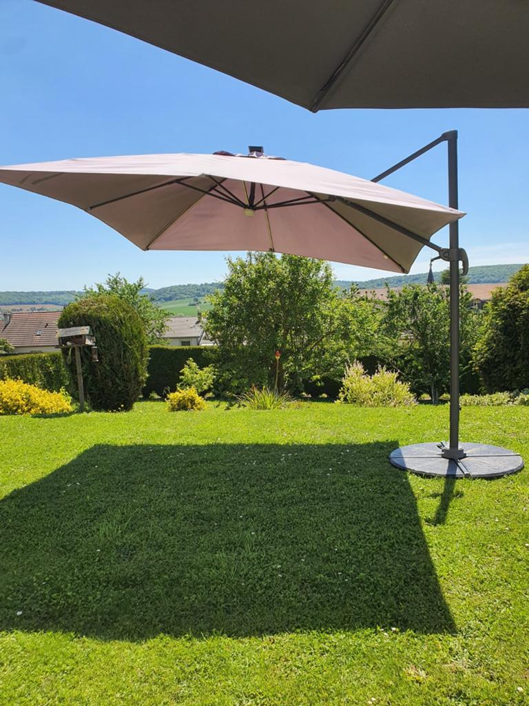 Parasol Gris., Enlèvement