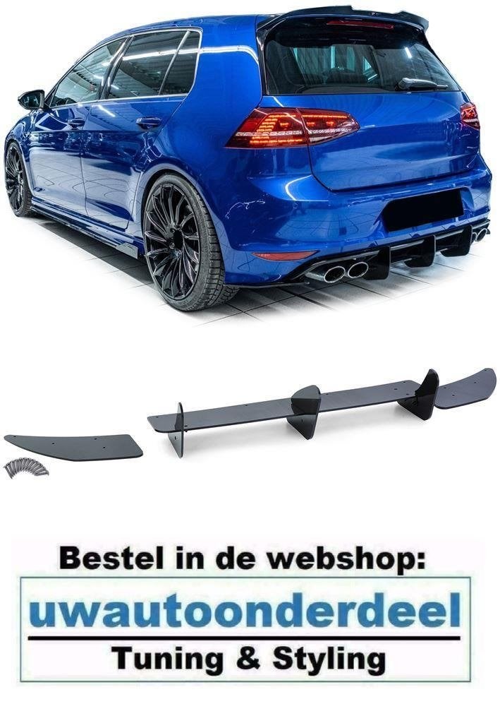 Diffuser Splitter Spoiler Styling Geschikt Voor VW Golf 7 R2, Verzenden