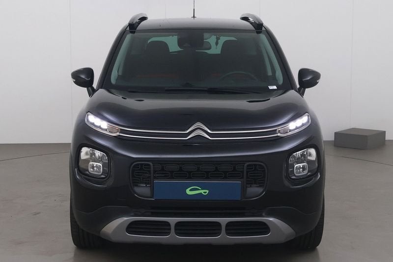 Citroen C3 Aircross 1.2 puretech shine s&s 130 AT, Auto's, Automaat, 1199 cc, Overige bekleding, Zwart